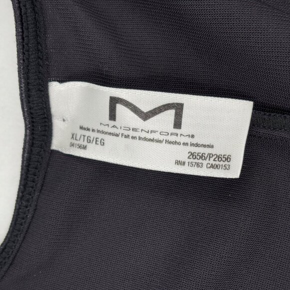 Maidenform Bodysuit Shaper Size XL Black One Piece Control Slimming Smoothing - Picture 7 of 10